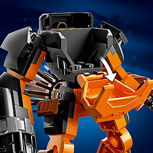 LEGO-Marvel-Rocket-Mech-Armour-76243-Building-Toy-Set-98-Pieces-lrm76243